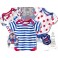 BABALUNO Baby Jungen Bodys im 3-er Pack