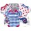 BABALUNO Baby Jungen Bodys im 3-er Pack