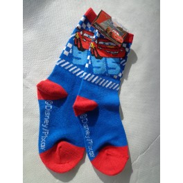 Kindersocken Cars, Farbe rot/blau